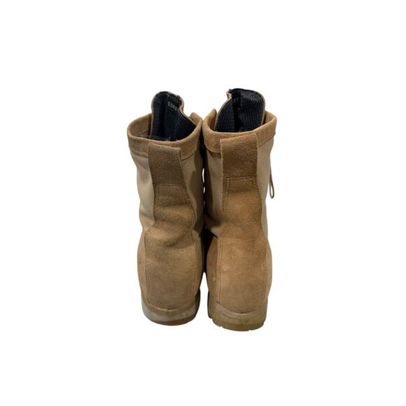 McRae Tan Military Combat Boots Vibram Sole Lace Up Men’s Size 10.5R - Picture 5 of 9